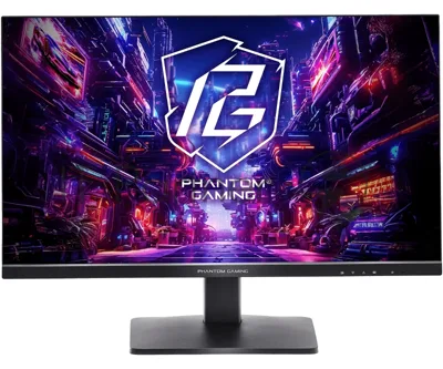 Монитор 27" Asrock PG27QFT1B IPS 2560x1440, 180 Гц, 1 мс, 16:9, 400 кд/м2, 2xHDMI, 1хDP, черный.