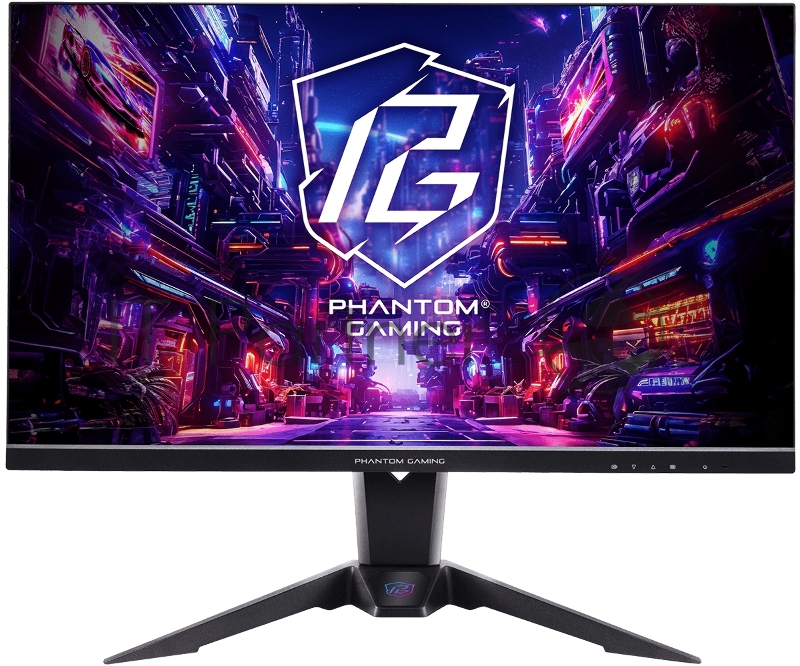 Монитор 27" Asrock PG27QFT2A IPS 2560x1440, 180 Гц, 1 мс, 16:9, 400 кд/м2, 1хDP, 2xHDMI, черный
