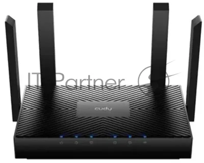 Роутер Cudy WR3000 AX3000 10/100BASE-TX/Wi-Fi черный