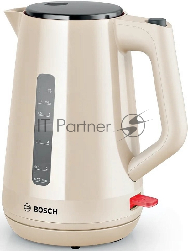 Чайник электрический Bosch TWK1M127 бежевый, 1.7 л, 2400 Вт