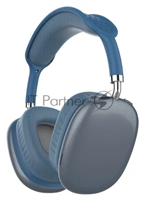 Беспроводные/проводные наушники QUMO Emotion BT 0092 синий, накладные, Bluetooth + проводной, до 10 ч