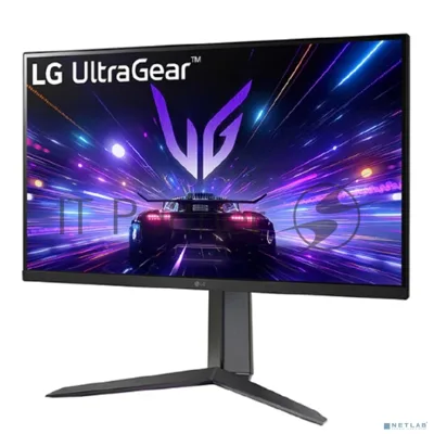 Монитор 27" LG UltraGear 27GS65F-B IPS 1920x1080, 180 Гц, 1 мс, 16:9, HDR10, 300 кд/м², DisplayPort, HDMI 2.0, Flicker Free, Low Blue Light, виртуальный прицел, стабилизатор черного цвета, счетчик кадров, трехсторонний безрамочный дизайн, регулировка по высоте, поворот на 90 градусов, черный