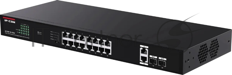 Коммутатор IP-COM G1120P-16-150W, 16×1 Гбит/с PoE + 2×1 Гбит/с + 2×1 Гбит/с SFP, неуправляемый