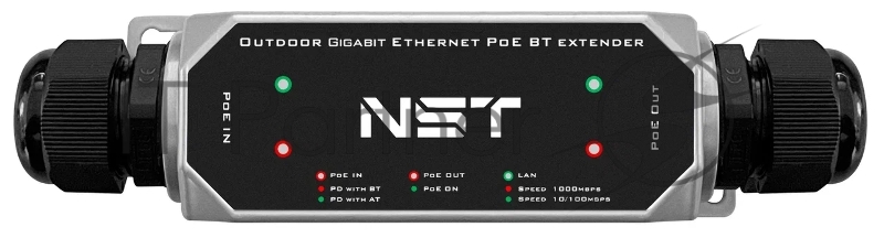 Уличный Ultra PoE удлинитель Gigabit Ethernet до 250м на 1 порт. Порты Ethernet: Вход - 1x10/100/1000Base-T RJ45; Выход - 1x10/100/1000Base-T RJ45. Порты PoE: Вход - 1xIEEE 802.3af/at/bt/Passive POE (до 120W); Выход - 1xIEEE 802.3af/at/bt (до 90W). Автоматическое определение PoE устройств. PoE WatchDog (Антизависание PoE устройств). Встроенная грозозащита 6kV. Максимальная длина сегмента линии - 250м (скорость 10Мбит/c)/150м (скорость 1000Мбит/c).