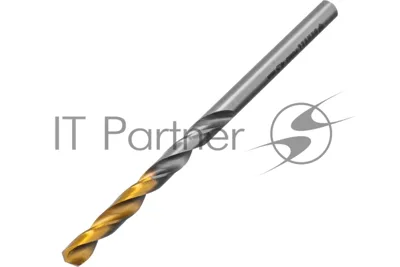 Сверло спиральное по металлу Denzel 4,5 x 80 мм, Р6М5, Golden Tip