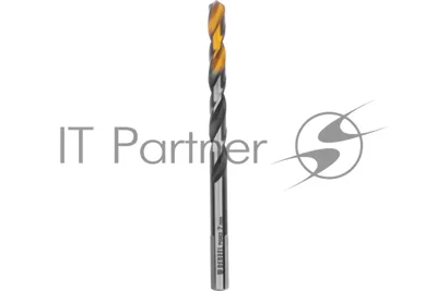 Сверло спиральное по металлу Denzel 7,0 x 109мм, Р6М5, Golden Tip, многогранная заточка