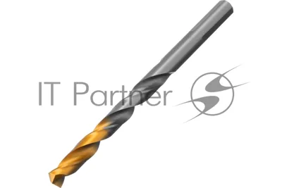 Сверло спиральное по металлу Denzel 7,5 x 109мм, Р6М5, Golden Tip