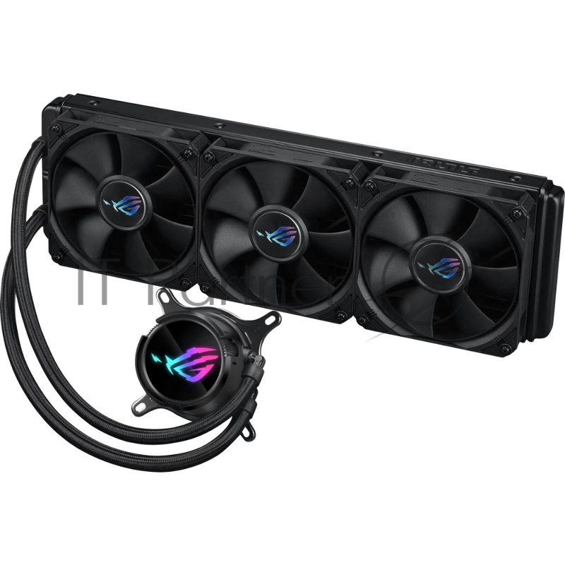 Система жидкостного охлаждения ASUS ROG STRIX LC III 360 черный, 120 мм, алюминий, 2200 об/мин, 36 дБ, 4 pin