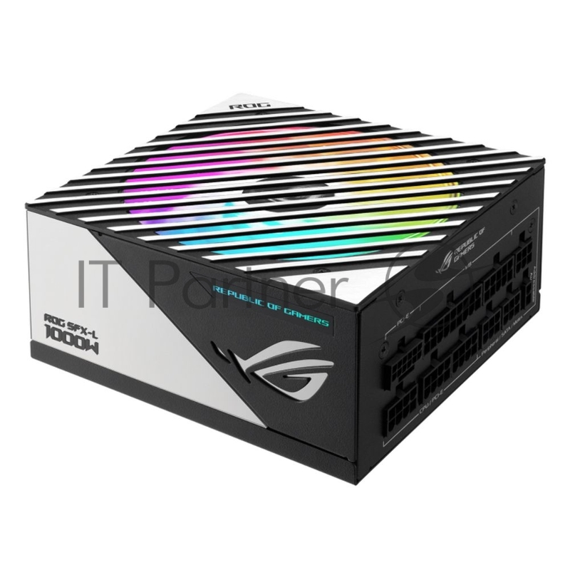 Блок питания ASUS ROG-LOKI-1000P-SFX-L GAMING (90YE00N1-B0NA00), 1000Вт, 80 PLUS Platinum, 135мм, модульный, серый и черный
