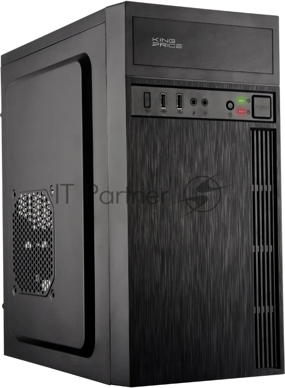 Компьютерный корпус KingPrice KPCC-MN210 черный без БП mATX 1x80мм 2x120мм 2xUSB 2.0 audio