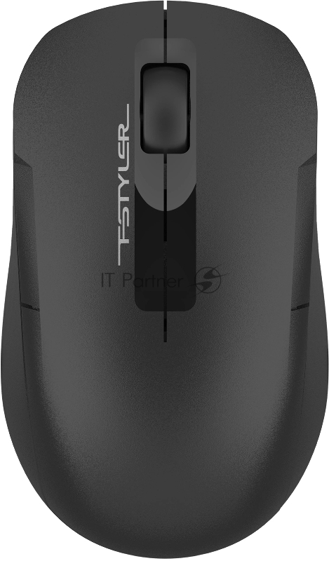 Мышь беспроводная A4Tech Fstyler FG15CS Air2 черный, 1200 dpi, радиоканал, USB, кнопки - 3