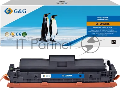 Картридж лазерный G&G GG-C069HBK (069H) черный (7600 стр.) для Canon I_sensys LBP673CDW/MF754CDW/MF752CDW(EUR)/imageCLASS MF756Cx(AP)/LBP674CDW/MF753CDW/MF751CDW(US)