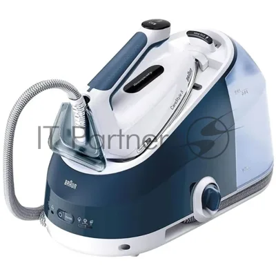 Парогенератор Braun IS 5245 BL синий/белый, 2400 Вт, 140 г/мин, 480 г/мин, 2000 мл