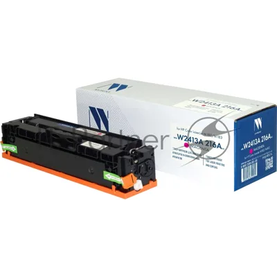 Картридж лазерный NVP (без чипа) (БЕЗ ГАРАНТИИ) NV-W2413A 216A Magenta для HP Color LaserJet M182/M183 (850k)