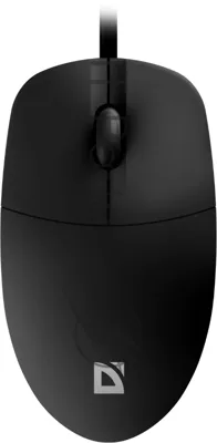 Мышь проводная Defender Azora MB-241 черный, 1200 dpi, USB, кнопки - 3