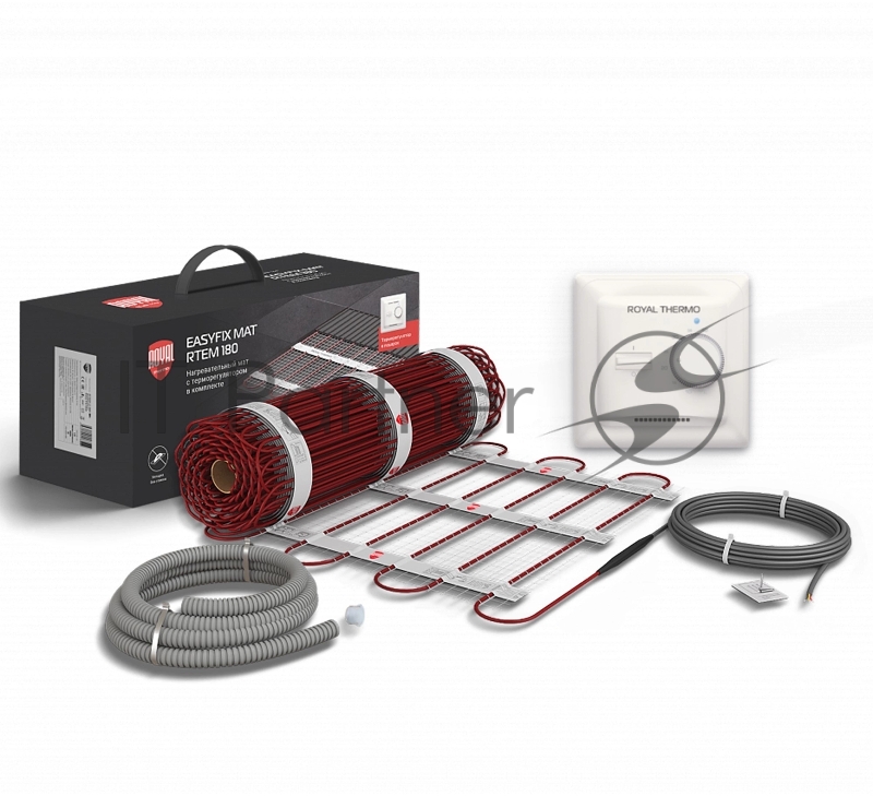 Мат нагревательный Royal Thermo EasyFix Mat RTEM 2-180-8 (комплект с терморегулятором)