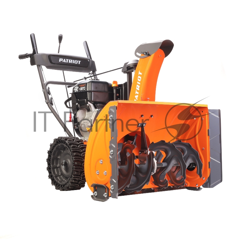 Снегоуборщик PATRIOT PRO 11 KX (коммунально-хозяйственный); 11 л.с., усиленный редуктор, безвоздушные колеса WE3, антиадгезионное покрытие ковша и желоба.