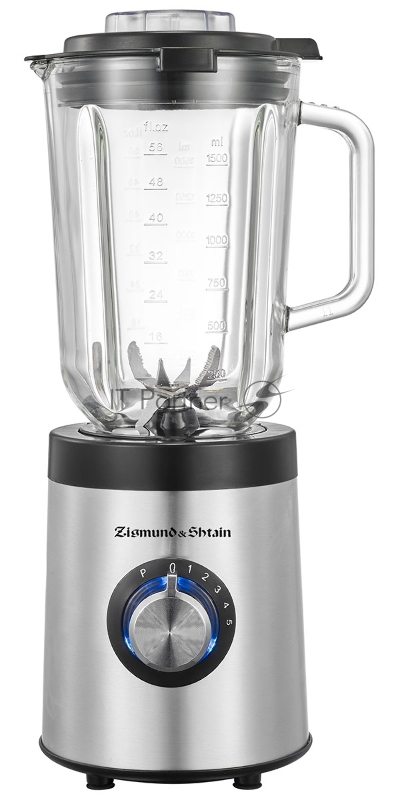 Блендер стационарный Zigmund & Shtain BS-481 D металлик, 1200 Вт, 5 скоростей