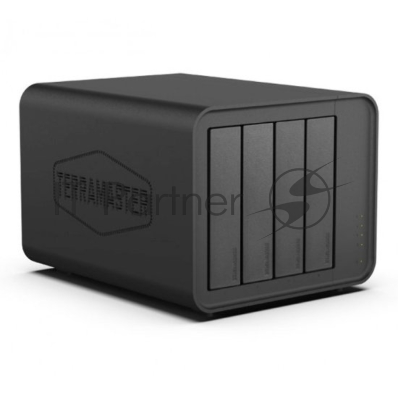 Сетевое хранилище TerraMaster D4-320 DAS tower/JBOD,RAID0,1/up to 4 SATA(3,5' or 2,5')/1xUSB3.1 Type-C gen2/1xPS/1YW