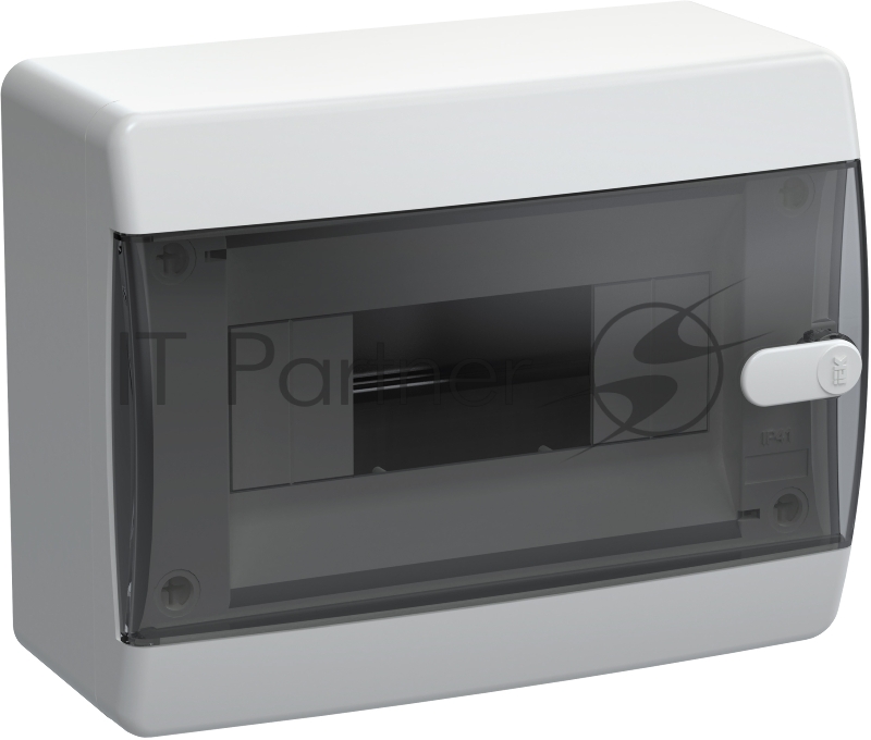 Корпус пластиковый IEK UNION Compact ЩРН-П-8 IP41 черная прозрачная дверь (UIC-KP12-N-08-41-K01)