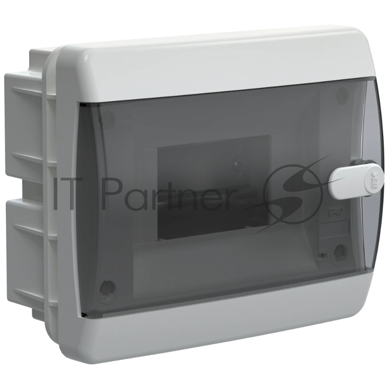 Корпус пластиковый IEK UNION Compact UIC-KP12-V-06-41-K01 ЩРВ-П-6 IP41 черная прозрачная дверь