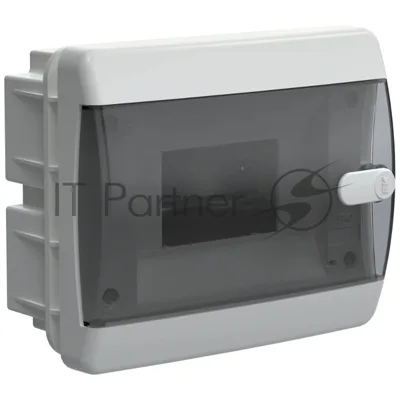 Корпус пластиковый IEK UNION Compact UIC-KP12-V-06-41-K01 ЩРВ-П-6 IP41 черная прозрачная дверь
