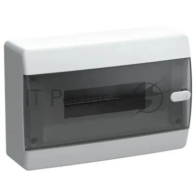 Корпус пластиковый IEK UNION Compact ЩРН-П-12 IP41 черная прозрачная дверь (UIC-KP12-N-12-41-K01)