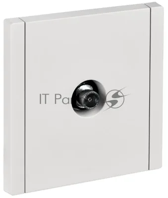 Розетка телевизионная оконечная FORTE&PIANO FP228 белый IEK FP-A10-O-K01