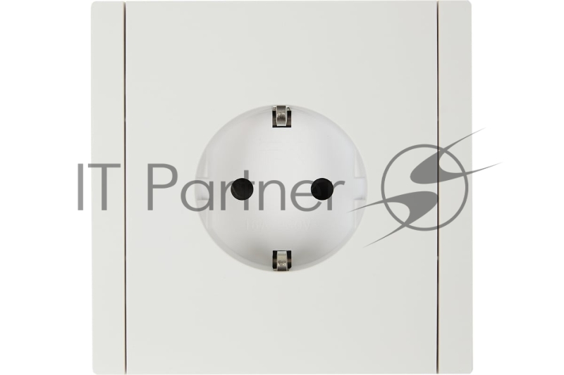 Розетка СП FORTE&PIANO FP215 16А с заземл. защ. шторки винт. крепл. белый IEK FP-R14-16-K01
