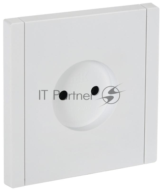 Розетка СП FORTE&PIANO FP218 10А без заземл. без защ. шторок винт. крепл. белый IEK FP-R10-10-K01
