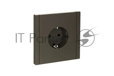 Розетка СП FORTE&PIANO FP315 16А с заземл. защ. шторки винт. крепл. сер. IEK FP-R14-16-K03