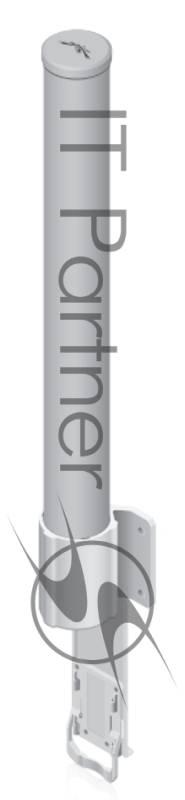 Сетевое оборудование UBIQUITI AMO-2G10 внешняя всенаправленная MIMO 2x2, 10 дБ, 2,35-2,55 ГГц, 360°x12°, 2* RP-SMA (волны вертикальные/горизонтальные)