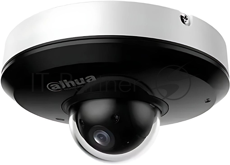 Уличная мини-купольная PTZ IP-видеокамера DAHUA DH-SD1A404DB-GNY с ИИ 4Мп, 1/2.8” CMOS, моторизованный объектив 2.8~12мм (4x), видеоаналитика, ИК 20м, IP66, IK08, корпус: металл