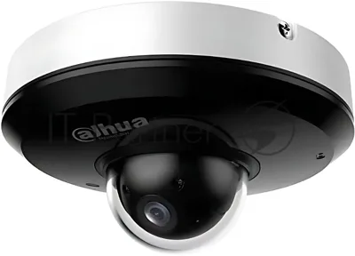 Уличная мини-купольная PTZ IP-видеокамера DAHUA DH-SD1A404DB-GNY с ИИ 4Мп, 1/2.8” CMOS, моторизованный объектив 2.8~12мм (4x), видеоаналитика, ИК 20м, IP66, IK08, корпус: металл