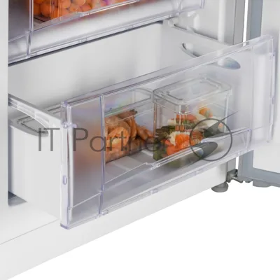 Морозильная камера Nordfrost DF 261 SAP, серебристый, 111л, 3 ящика