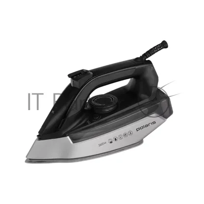 Утюг Polaris PIR-2696AA черный/серебро, 2600 Вт, 50 г/мин, 220 г/мин, 270 мл