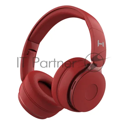 Беспроводные/проводные наушники Harper HB-215 красный, накладные, Bluetooth + проводной, до 5 ч