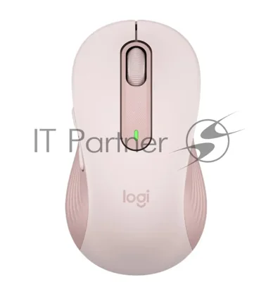 Мышь беспроводная Logitech Signature M650 розовый, 4000 dpi, радиоканал, Bluetooth, USB, кнопки - 5