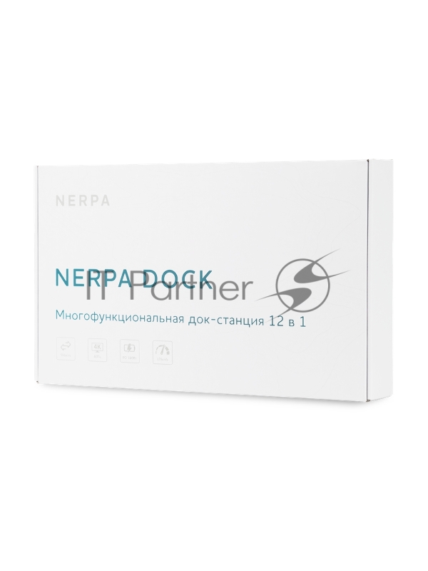 USB-концентратор для ноутбука NERPA laptop stand (1xUSB-C 100W PD, 2xHDMI 4K@30Hz, 1xDP 4K@30Hz, 3xUSB-A 3.0 (5Gbps data), 1xUSB-C 3.0 (5Gbps data), 1xTF/microSD, 1xSD/MMC, 1x3.5мм audio, 1xRJ45 Gb), USB-C power adapter 100W, power 100W USB-C cable 150cm, PD with DP and data 100W USB-C cable 30cm