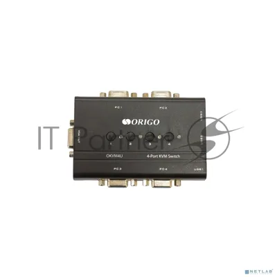 KVM-переключатель ORIGO OKVM4U/A1A, 4-портовый, с портами VGA и USB