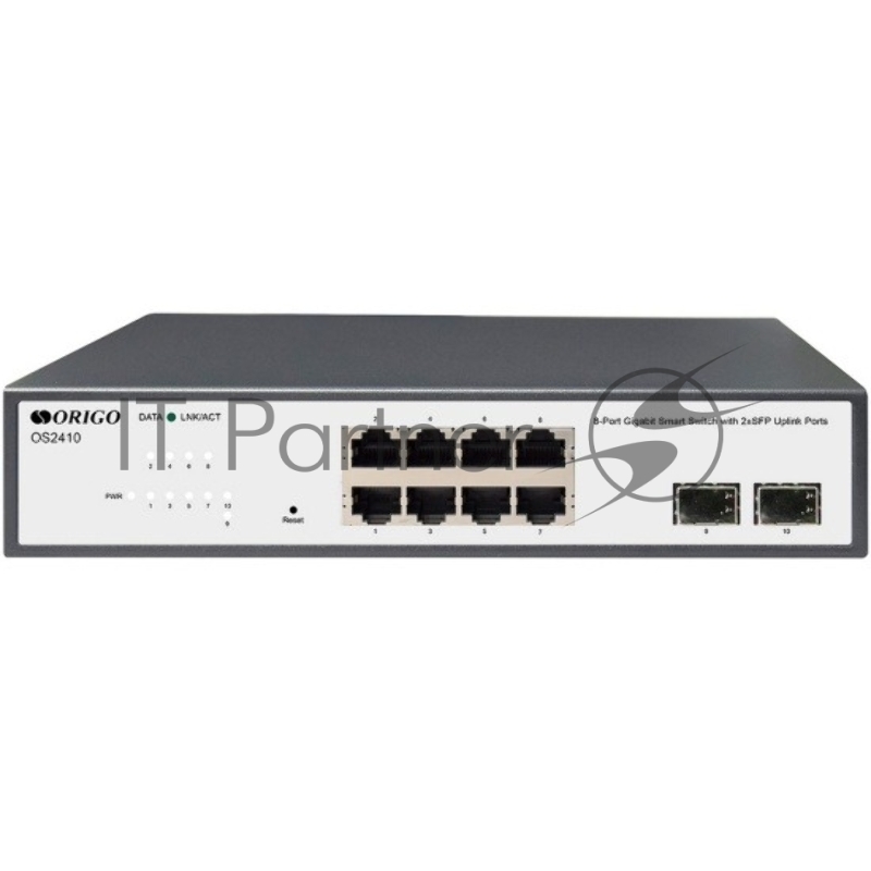 Коммутатор ORIGO OS2410/A1A, 8×1 Гбит/с + 2×1 Гбит/с SFP, настраиваемый