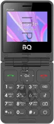 Мобильный телефон BQ 2456 Pocket черный