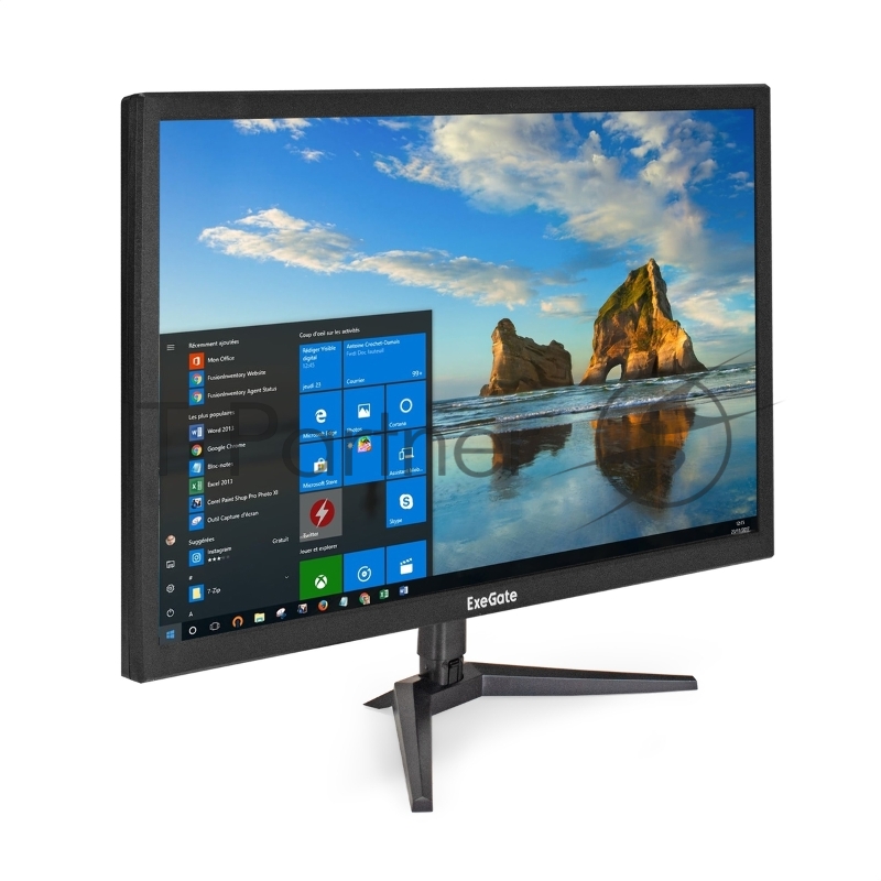 Монитор 24" ExeGate EB2400A VA 1920x1080, 75 Гц, 5 мс, 16:9, 200 кд/м², 1xHDMI, VGA, Flicker Free, Low Blue Light, черный