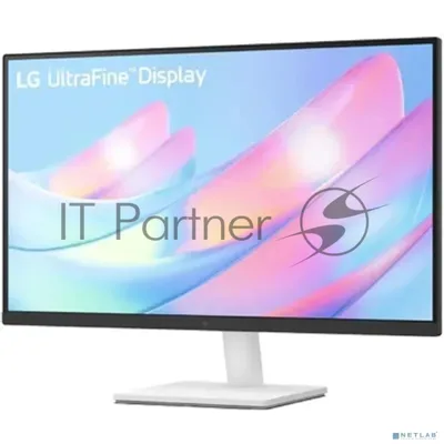Монитор 27" LG UltraFine 27US500-W IPS 3840x2160 (4K UHD), 60 Гц, 5 мс, 16:9, HDR10, 300 кд/м², HDMI (x2), DisplayPort, Flicker Free, Low Blue Light, трехсторонний безрамочный дизайн, белый