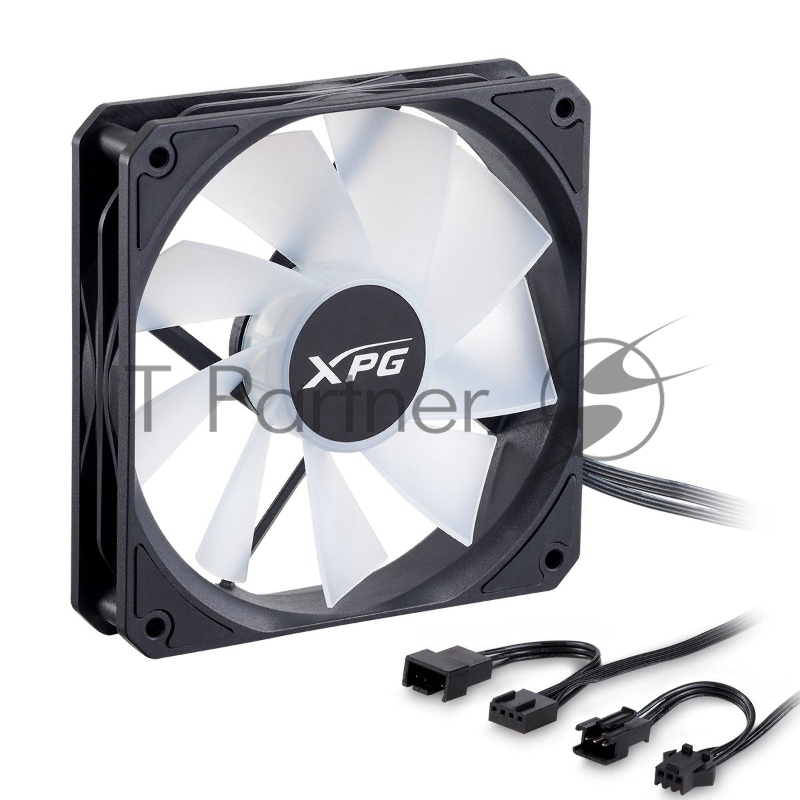 Вентилятор для корпуса ADATA XPG VENTO R 120 ARGb PWM черный, 120 мм, 1600 об/мин, 32 дБ, 4 pin
