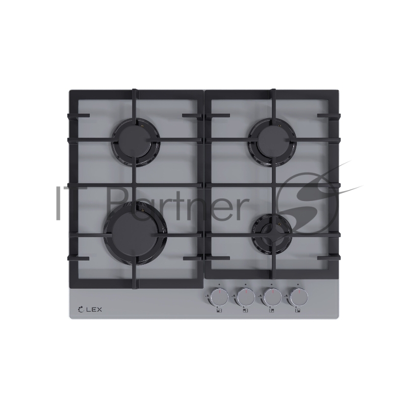 Газовая варочная панель LEX GVG 642-1 GR, серый