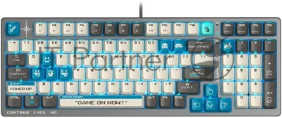 Клавиатура проводная A4Tech Bloody S98 Pixels Blue USB серый/бежевый