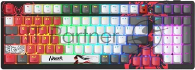 Клавиатура беспроводная механическая A4Tech Bloody WS98 Naraka USB черный/красный (WS98)