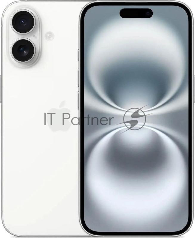 Смартфон Apple iPhone 16 A3287, 8/128Gb, белый