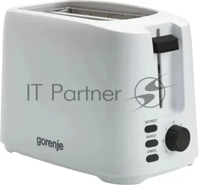 Тостер Gorenje T700XG белый, 850 Вт, 2 слота